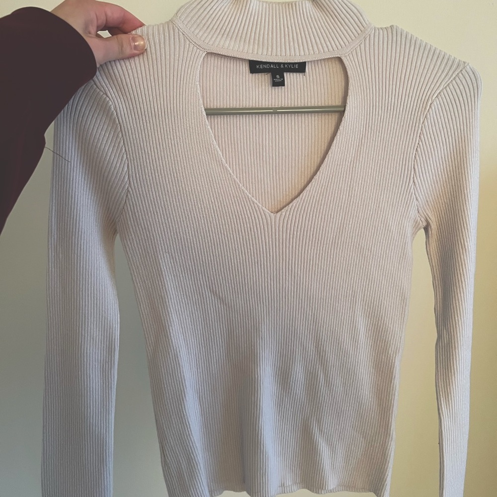 Off-White Kendall and Kylie Cutout Sweater